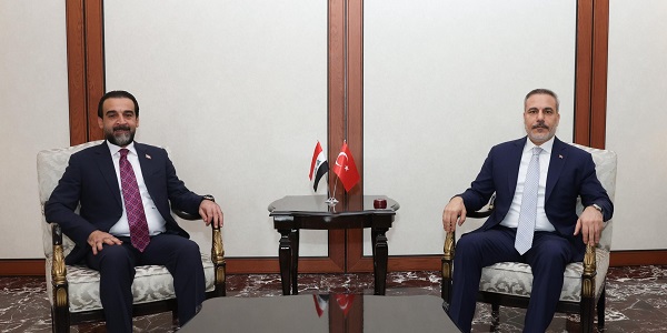 Minister of Foreign Affairs Hakan Fidan received Mohammed Al-Halbousi, Leader of the Taqaddum Party of Iraq, 24 May 2026, Ankara