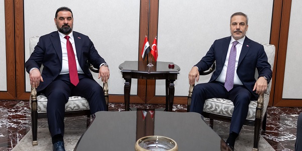 Minister of Foreign Affairs Hakan Fidan met with Haibat al-Halbousi, Speaker of the Council of Representatives of Iraq, 8 September 2026, Ankara