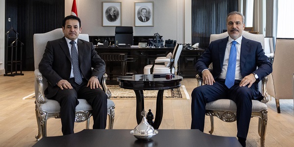 Minister of Foreign Affairs Hakan Fidan received Qasim al-Araji, National Security Advisor of Iraq, 31 October 2024, Ankara