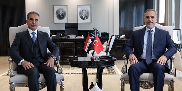 Minister of Foreign Affairs Hakan Fidan met with Faiq Zidan, President of the Supreme Judicial Council of Iraq, 15 November 2024, Ankara