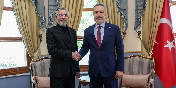 Minister of Foreign Affairs Hakan Fidan received Ali Bagheri, Deputy Secretary of the Supreme National Security Council of Iran, 16 May 2026, İstanbul