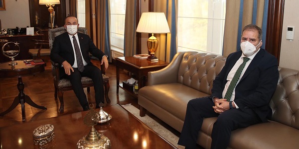 Meetings of Foreign Minister Mevlüt Çavuşoğlu with Ambassadors of Spain and Germany, 18 November 2020