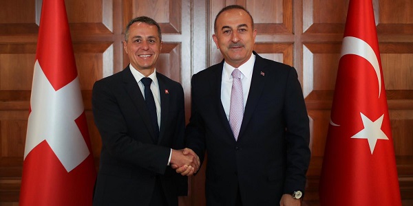 Sayın Bakanımızın İsviçre Dışişleri Bakanı Ignazio Cassis’le görüşmesi, 12 Temmuz 2019