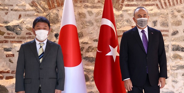 لقاء وزير الخارجية مولود تشاووش أوغلو مع وزير خارجية اليابان، توشيميتسو موتيجي، 20 أغسطس/آب2021
