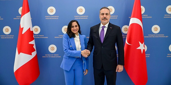 اجتماع معالي وزير الخارجية هاكان فيدان مع وزيرة الخارجية الكندية أنيتا أناند، 22 أكتوبر/تشرين الأول 2026، أنقرة