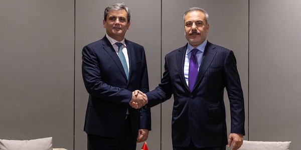 Minister of Foreign Affairs Hakan Fidan met with Ervin Ibrahimović, Deputy Prime Minister and Minister of Foreign Affairs of Montenegro, 31 October 2025, İstanbul