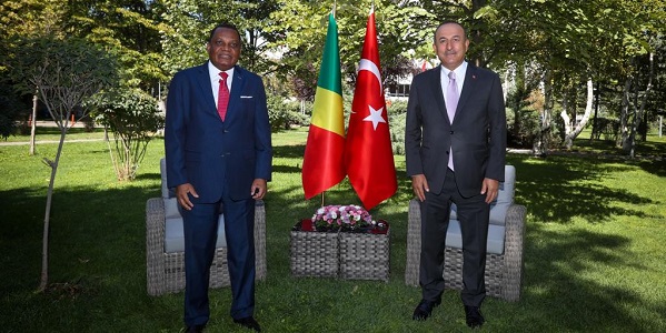 Sayın Bakanımızın Kongo Cumhuriyeti Dışişleri, İşbirliği ve Yurtdışındaki Kongolular Bakanı Jean-Claude Gakosso’yla görüşmesi, 8 Eylül 2020