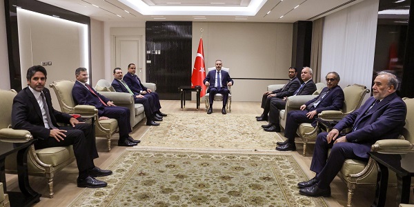 Minister of Foreign Affairs Hakan Fidan met with the Ambassadors of the Gulf Cooperation Council member states and Jordan’s Ambassador in Ankara, 23 March 2026, Ankara