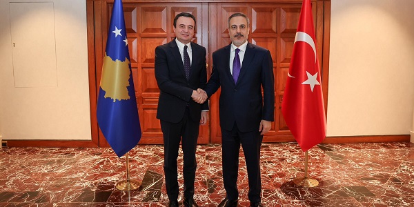Minister of Foreign Affairs Hakan Fidan met with Albin Kurti, Prime Minister of Kosovo, 31 May 2024, Ankara