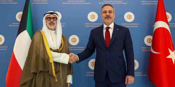 اجتماع معالي وزير الخارجية التركية هاكان فيدان مع وزير الخارجية الكويتي، الشيخ جراح جابر الأحمد الصباح، 4 مايو/أيار 2026، أنقرة