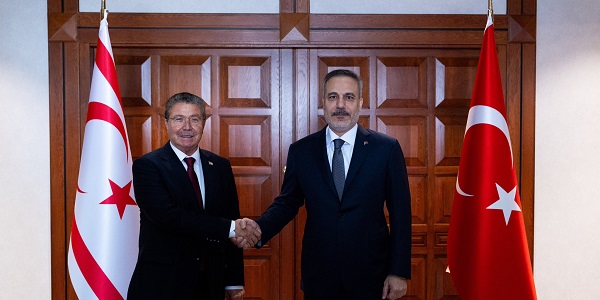 Minister of Foreign Affairs Hakan Fidan met with Ünal Üstel, Prime Minister of the Turkish Republic of Northern Cyprus, 31 July 2026, Ankara