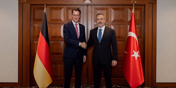 Minister of Foreign Affairs Hakan Fidan met with Hendrik Wüst, Minister-President of the State of North Rhine-Westphalia, 29 September 2026, Ankara