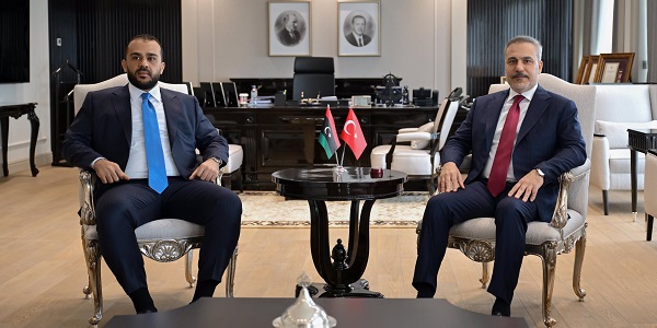 Minister of Foreign Affairs Hakan Fidan received Deputy Minister of Defense of the Government of National Unity of Libya Abdulsalam Zubi, 29 January 2026, Ankara
