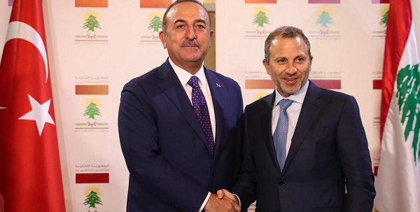 Visite du ministre des Affaires étrangères Mevlüt Çavuşoğlu au Liban, 23 août 2019
