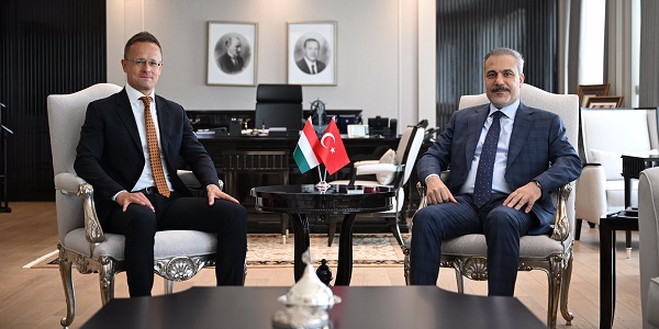Minister of Foreign Affairs Hakan Fidan met with Peter Szijjarto, Minister of Foreign Affairs and Trade of Hungary, 26 June 2025