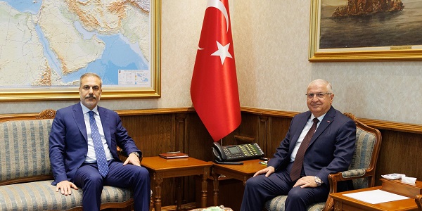 Minister of Foreign Affairs Hakan Fidan met with Yaşar Güler, Minister of National Defence, 5 September 2025, Ankara
