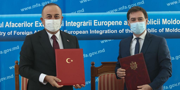Visit of Foreign Minister Mevlüt Çavuşoğlu to Moldova, 18 November 2021