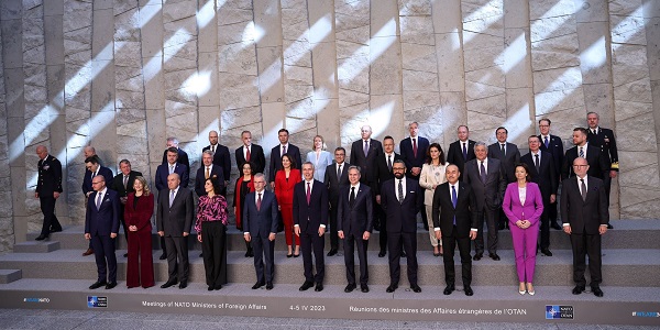 زيارة معالي وزير الخارجية مولود تشاووش أوغلو إلى بلجيكا لحضور اجتماع وزراء خارجية الناتو 4-5 نيسان / أبريل 2023