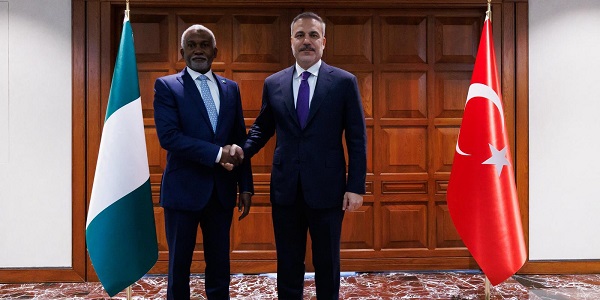 Minister of Foreign Affairs Hakan Fidan met with Yusuf Maitama Tuggar, Minister of Foreign Affairs of the Federal Republic of Nigeria, 26 January 2026, Ankara