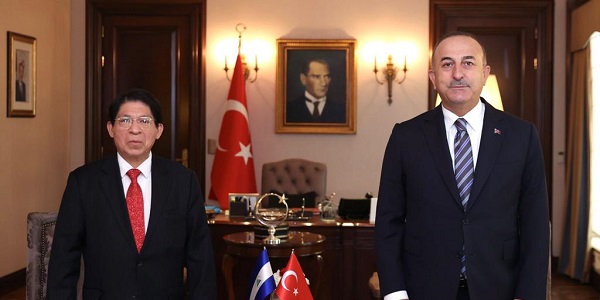Meeting of Foreign Minister Mevlüt Çavuşoğlu with Foreign Minister Denis Moncada Colindres of Nicaragua, 13 October 2021
