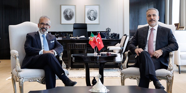 Minister of Foreign Affairs Hakan Fidan met with Paulo Rangel, Minister of State and Foreign Affairs of the Portuguese Republic, 15 October 2025, Ankara