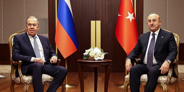 Meeting of Foreign Minister Mevlüt Çavuşoğlu with Sergey Lavrov, Minister of Foreign Affairs of the Russian Federation, 7 April 2023, Ankara