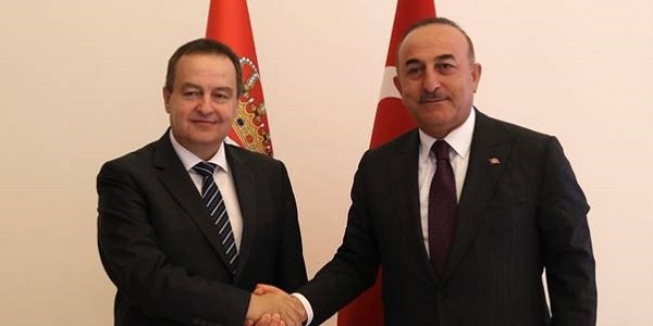 Meeting of Foreign Minister Mevlüt Çavuşoğlu with Ivica Dacic, President of the National Assembly of Serbia, 13 September 2021