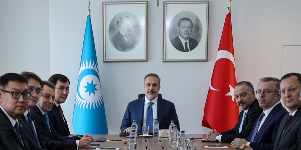 Minister of Foreign Affairs Hakan Fidan met with Deputy Foreign Ministers of the members of the Organization of Turkic States, and received the delegation of Turkish American Chamber of Commerce of the South (TACCS), 4 October 2024, Ankara