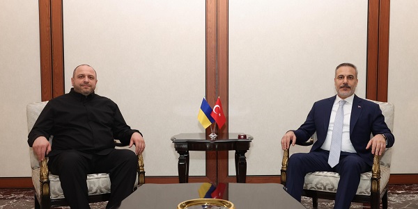 Minister of Foreign Affairs Hakan Fidan met with Rustem Umerov, Secretary of the National Security and Defense Council of Ukraine, 24 May 2026, Ankara