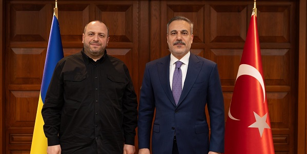 Minister of Foreign Affairs Hakan Fidan met with Rustem Umerov, Secretary of the National Security and Defense Council of Ukraine, 30 April 2026, Ankara