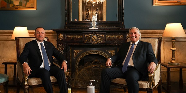 زيارة وزير الخارجية مولود تشاووش أوغلو إلى الأوروغواي، 23 أبريل/ نيسان 2022