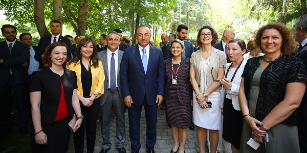 Sayın Bakanımızın yeniden Dışişleri Bakanı olarak görevlendirilmiş olması vesilesiyle Bakanlığımızda düzenlenen tören, 10 Temmuz 2018