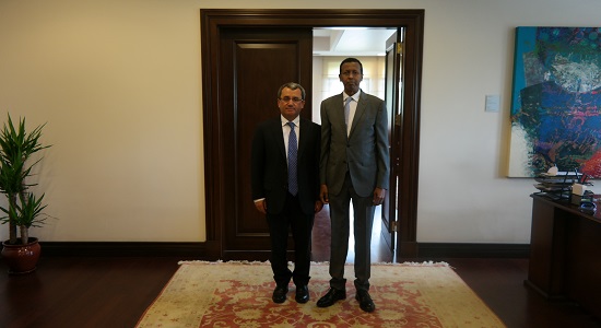 Deputy Minister of Foreign Affairs Ambassador Ahmet Yıldız met with Yusuf Garaad Omar, Minister of Foreign Affairs and International Cooperation of Somalia, 21 June 2017