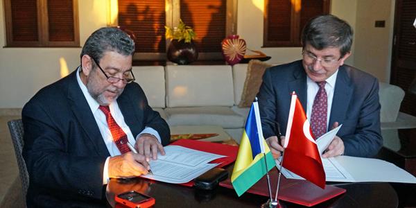 Turkey and St. Vincent and Grenadines sign Economic Cooperation Agreement