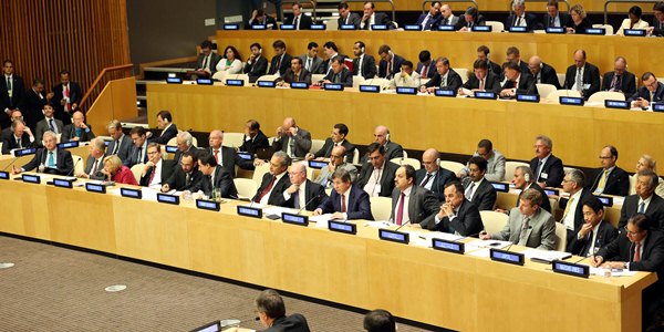 Foreign Minister Davutoğlu attends the meeting of Group of Friends of the Syrian People