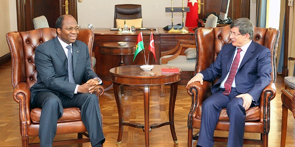 Foreign Minister Davutoğlu “We are determined to deepen the relations between Turkey and Burkina Faso”