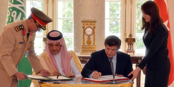 Agreement on Cooperation in Defense Industry between Turkey and Saudi Arabia was signed by the Foreign Ministers of the two countries.