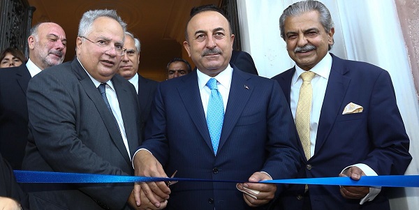 La visite du ministre des Affaires étrangères de la Grèce , Nikos Kocias, en Turquie, 4 septembre 2018